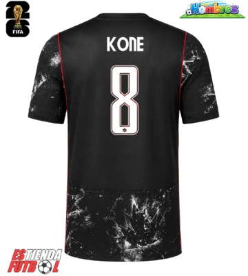 Canadá Ismael Kone #8 Segunda Equipación Mundial 2026 Manga Corta